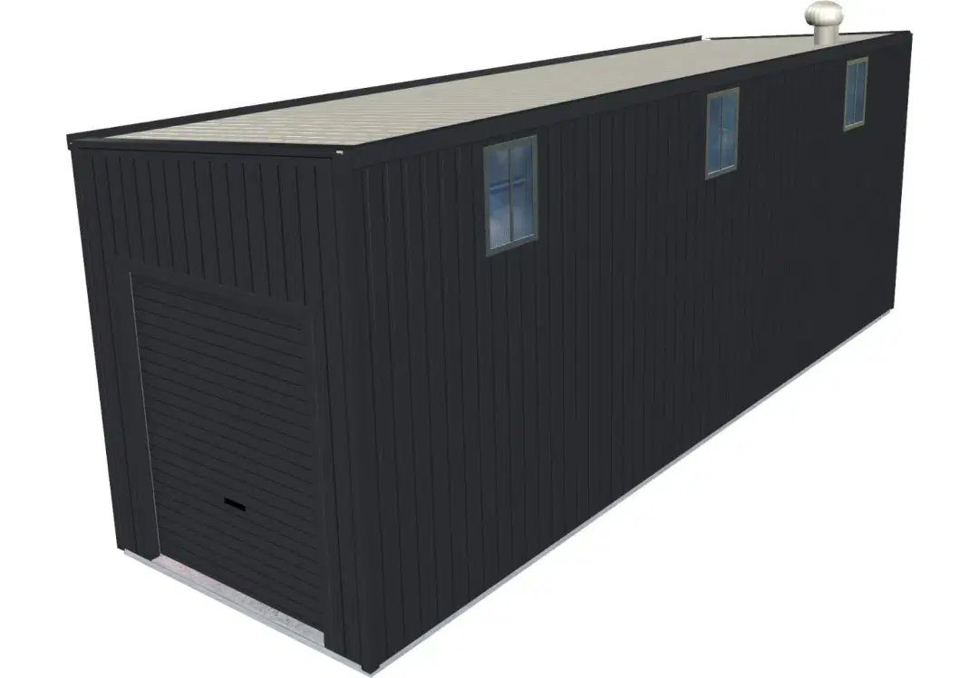 3D view of the shed